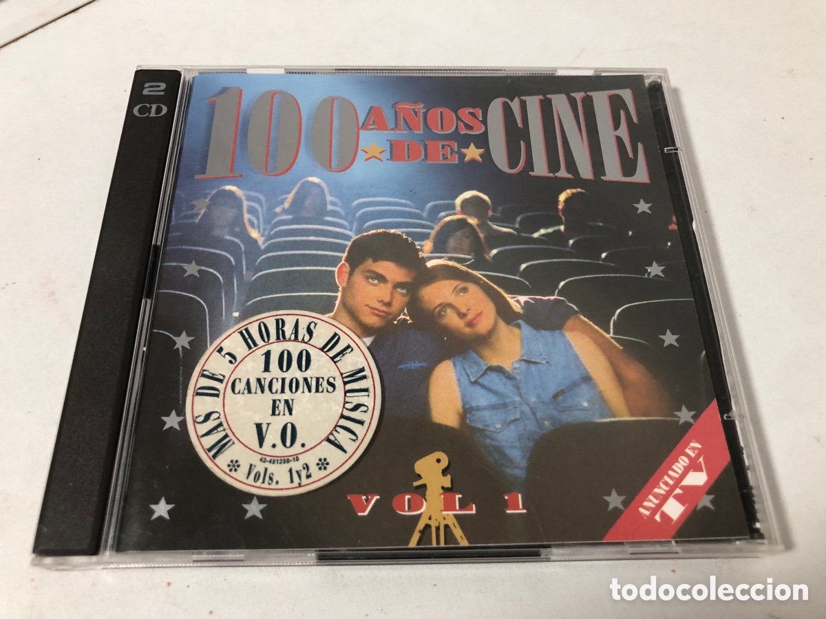 CDs de M&uacute;sica: 100 A&ntilde;os De Cine Vol 1 Doble Cd