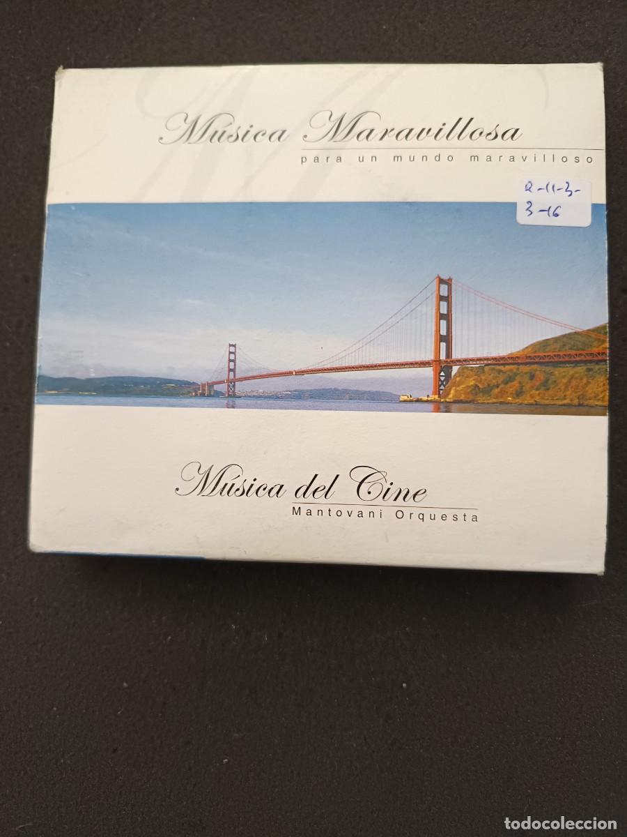 CDs de M&uacute;sica: 2 CD SET. MUSICA MARAVILLOSA PARA UN MUNDO MARAVILLOSO. M&Uacute;SICA DEL CINE. MANTOVANI ORQUESTA