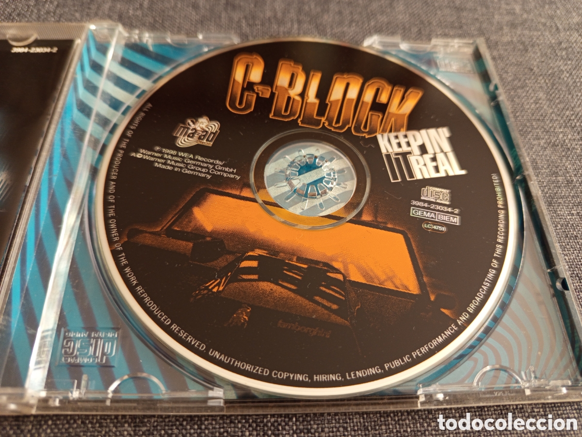 CDs de m&uacute;sica: C-BLOCK. KEEPIN IT REAL (CD) - Foto 2