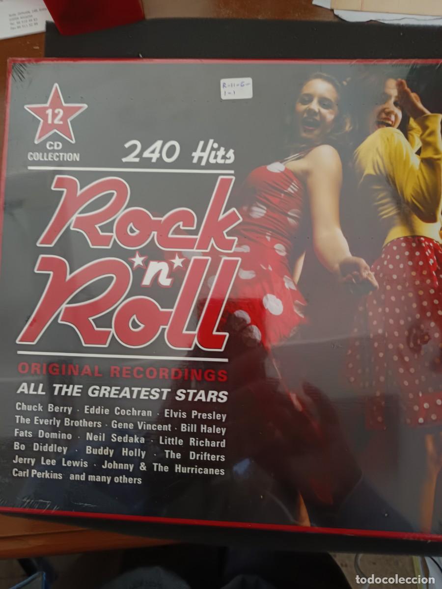 CDs de M&uacute;sica: 12 CD COLLECTION. 240 HITS. ROCK N ROLL. ORIGINAL RECORDINGS. ALL THE GEATEST STARS