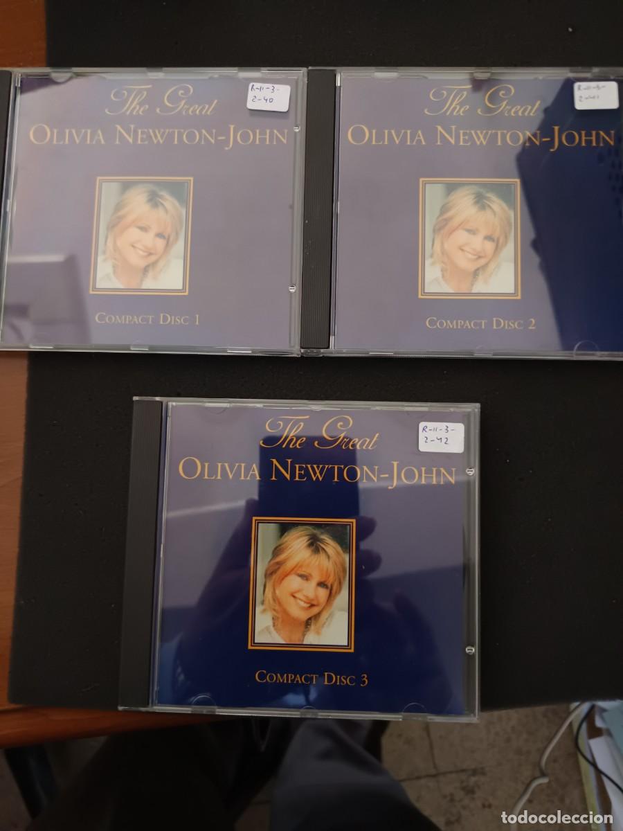 CDs de M&uacute;sica: 3 CD. THE GREAT OLIVIA NEWTON-JOHN