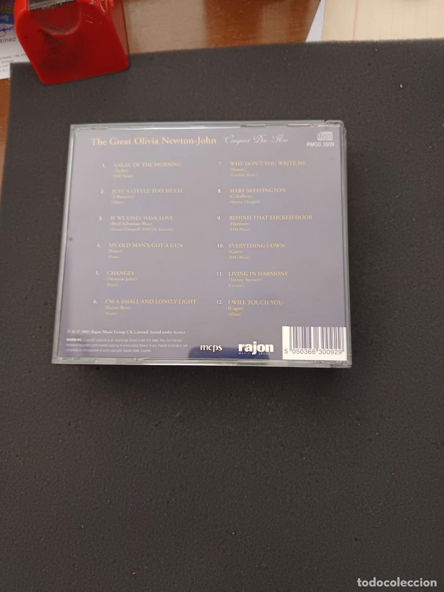 CDs de m&uacute;sica: 3 CD. THE GREAT OLIVIA NEWTON-JOHN - Foto 4
