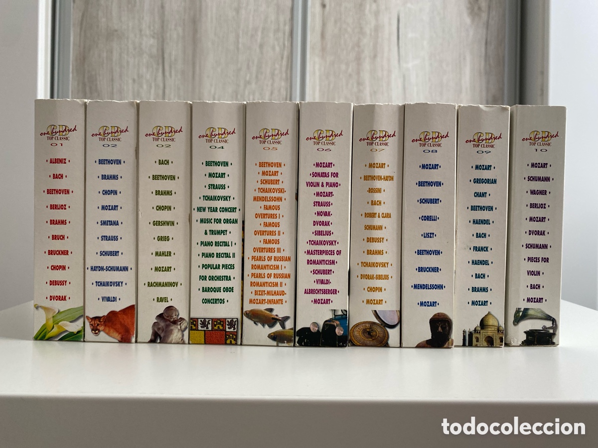 CDs de M&uacute;sica: Enciclopedia Discogr&aacute;fica &rdquo;One Hundred Top Classic&rdquo;. Colecci&oacute;n Completa 100 CDs. Alfa Delta. Sin uso