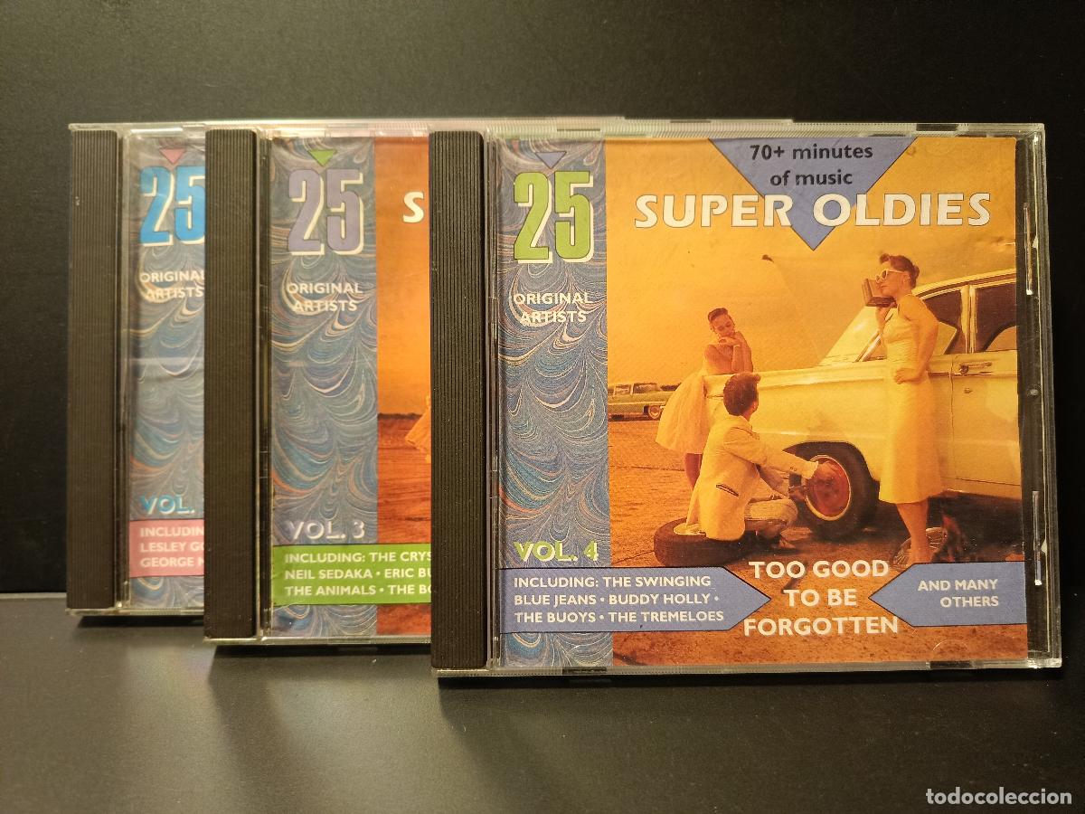 CDs de M&uacute;sica: SUPER OLDIES 25 3 CDS 75 TEMAS + DE 180 MINUTOS DE CLASICOS PEPETO