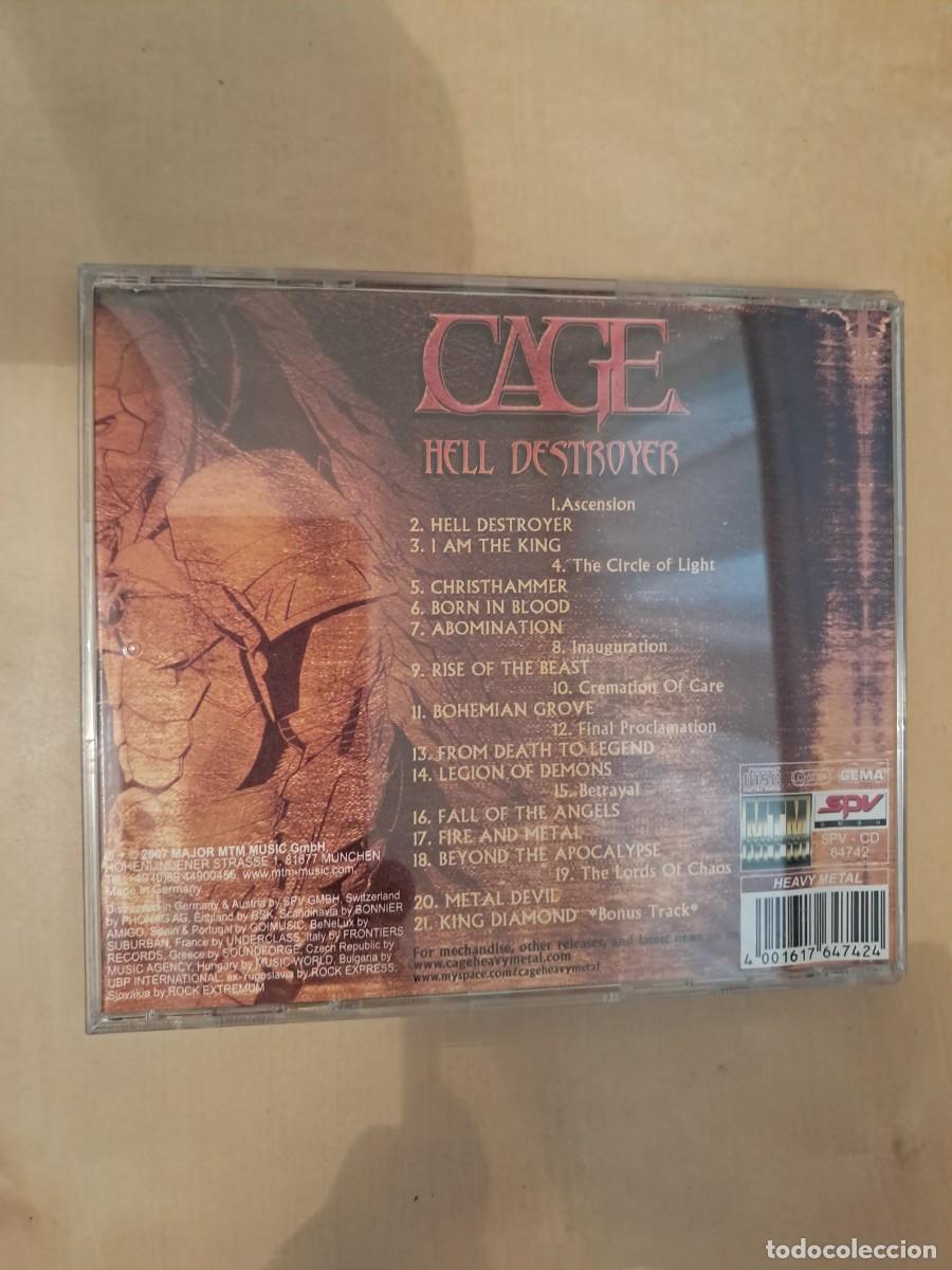 CDs de m&uacute;sica: Rage , Hell Destroyer , CD 2007 Germany , Impecable. Heavy Metal - Foto 2