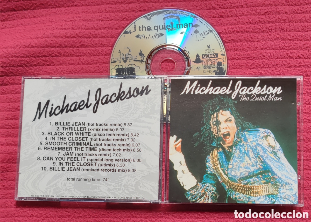 Music CDs: MICHAEL JACKSON: &rdquo; The Quiet Man&rdquo;. Cd 1993. Muy raro.