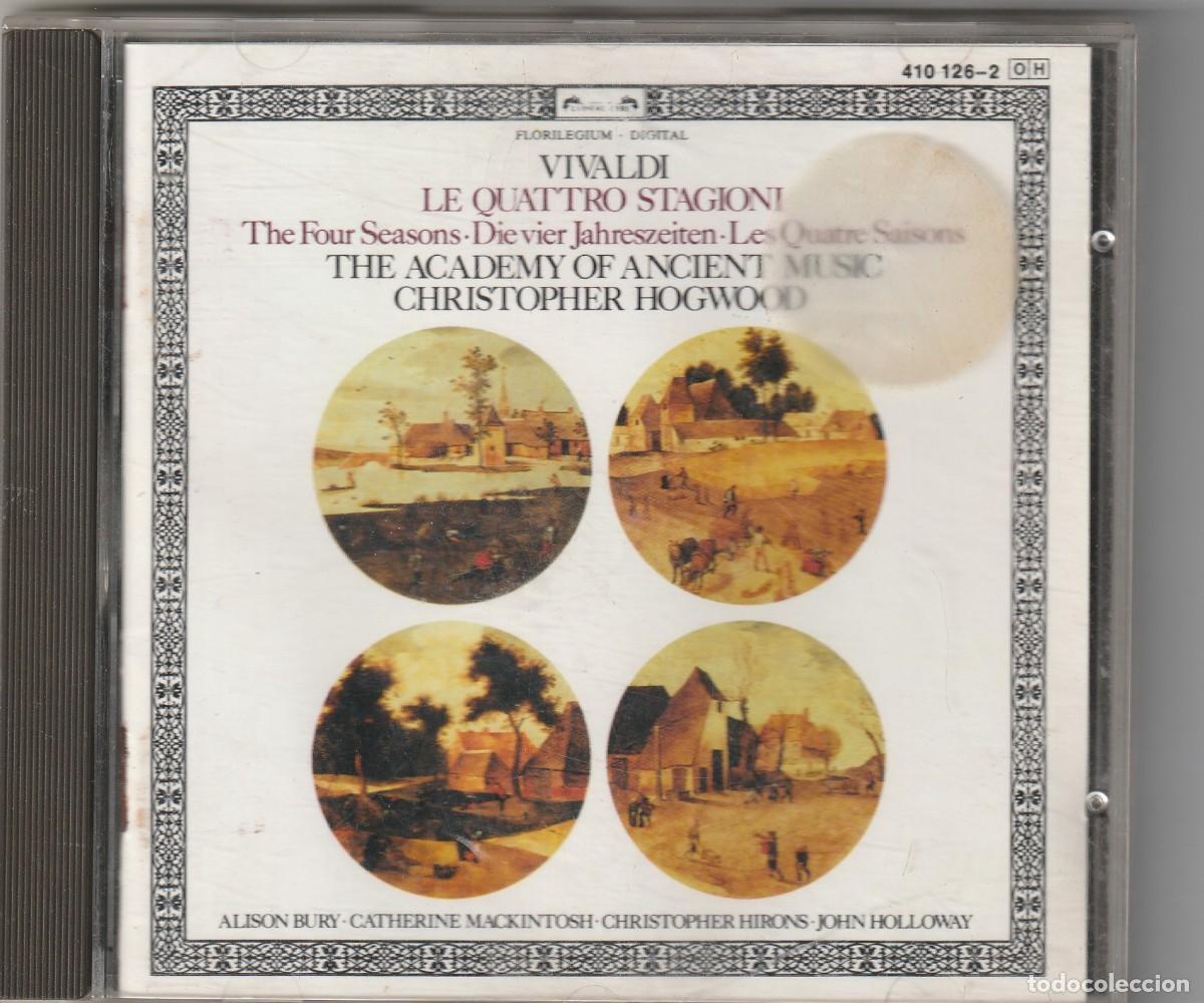 CDs de M&uacute;sica: VIVALDI - LE QUATTRO STAGIONI (CD L'OISEAU-LYRE 1984) CHRISTOPHER HOGWOOD
