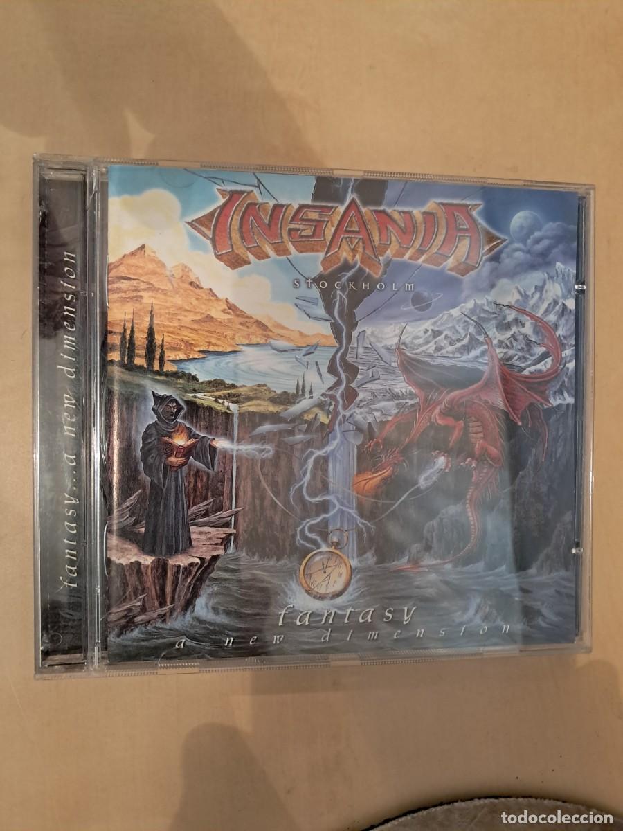 CDs de M&uacute;sica: Insana Stockholm , Fantasy A New Dimensi&oacute;n , CD 2003 Sweden , Impecable. Power Metal