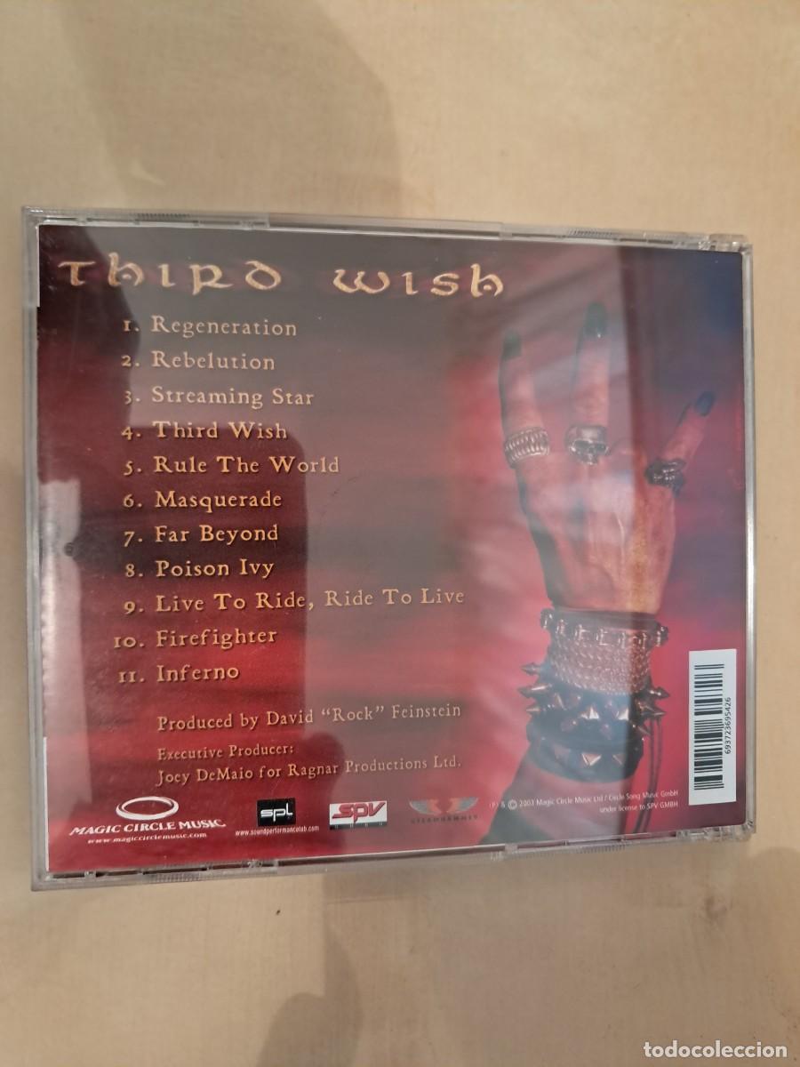 CDs de m&uacute;sica: David Feinstein , Third Wish , CD 2003 Germany. Impecable. Heavy Metal - Foto 2