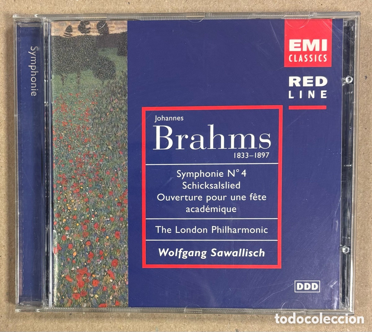 CDs de M&uacute;sica: CD. BRAHMS: SYMPHONIE N&deg; 4. WOLFGANG SAWALLISCH. THE LONDON PHILARMONIC. EMI CLASSICS RED LINE.