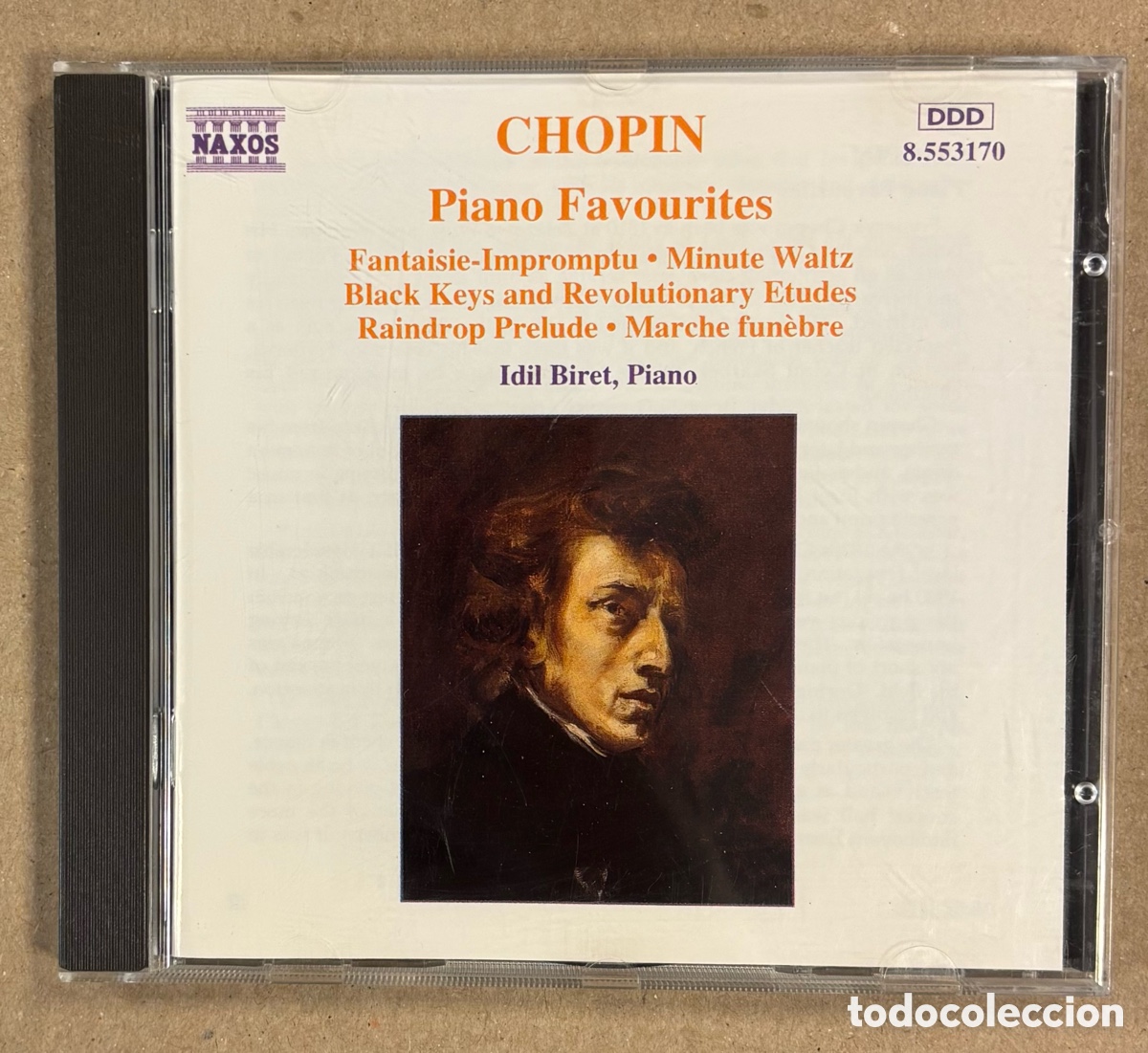 CDs de M&uacute;sica: CD. CHOPIN: PIANO FAVOURITES. IDIL BIRET, PIANO. NAXOS 1995.