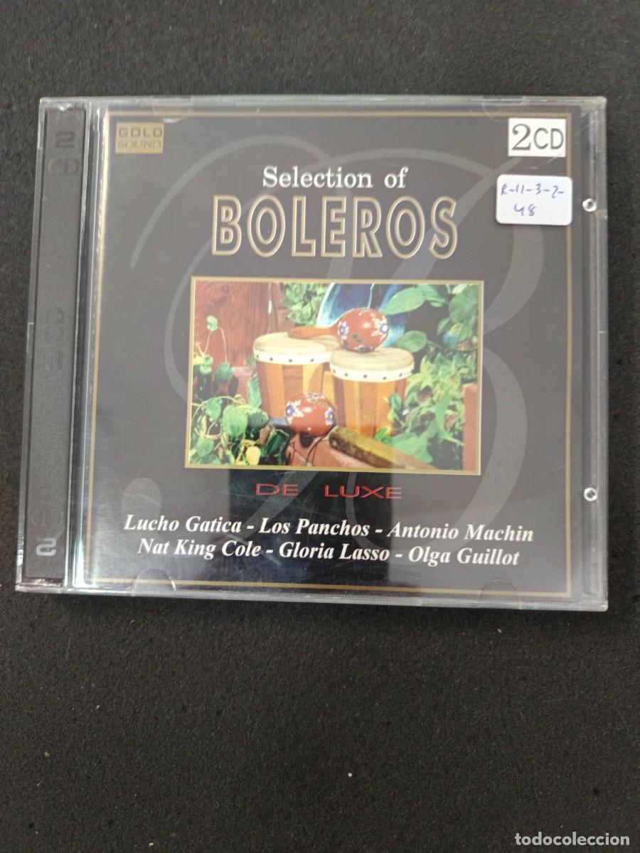 CDs de M&uacute;sica: 2 CD. SELECTION OF BOLEROS DE LUXE. LUCHO GATICA. LOS PANCHOS, ANTONIO MACHIN Y OTROS