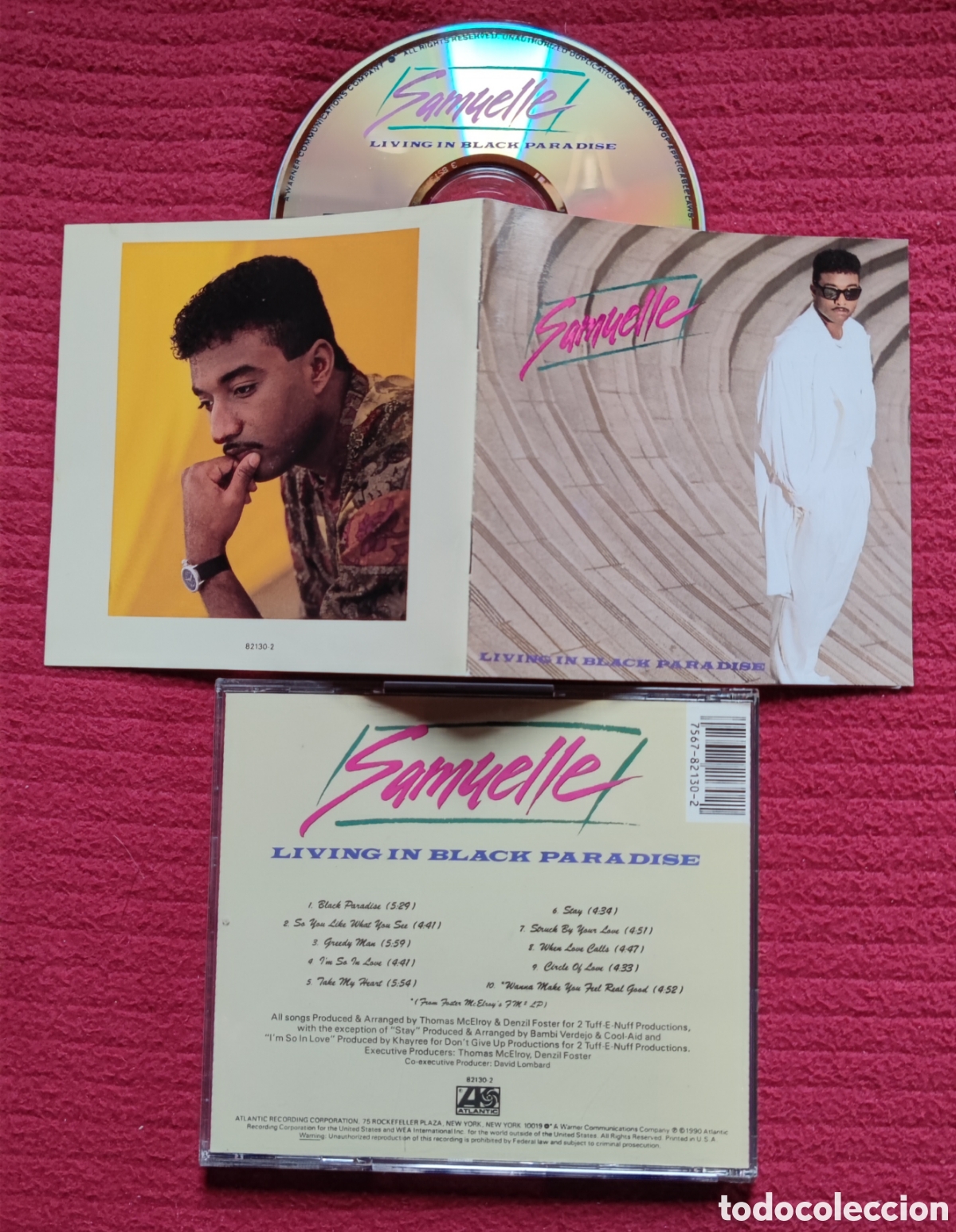 CDs de M&uacute;sica: SAMUELLE: Living in black paradise. Cd 1990 Atlantic.