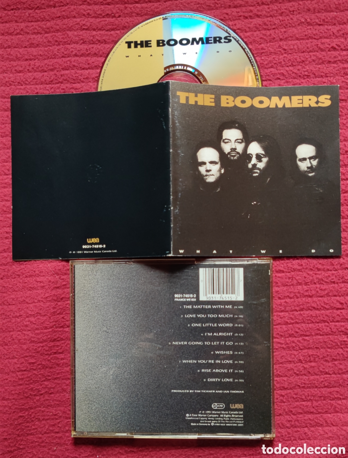 Musik-CDs: THE BOOMERS: What we do. Cd 1991 Wea Records.