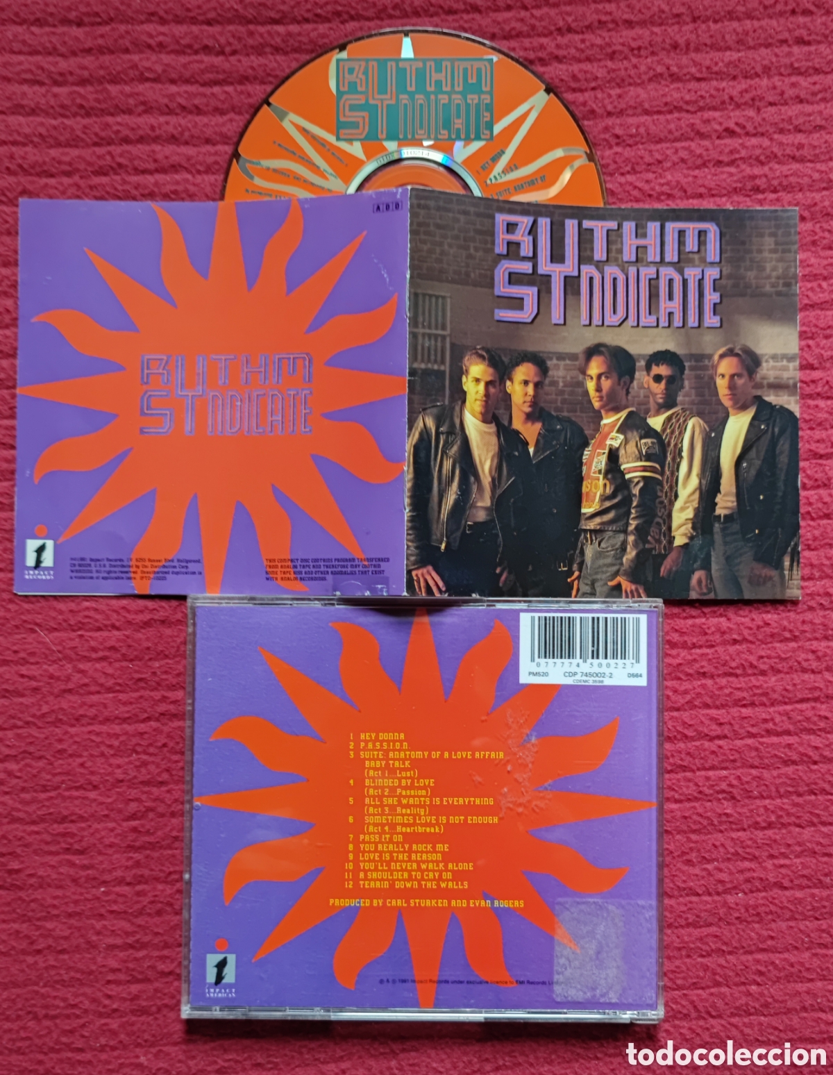 CD de M&uacute;sica: RYTHM SINDICATE: s/t. Cd 1991 Impact Records.