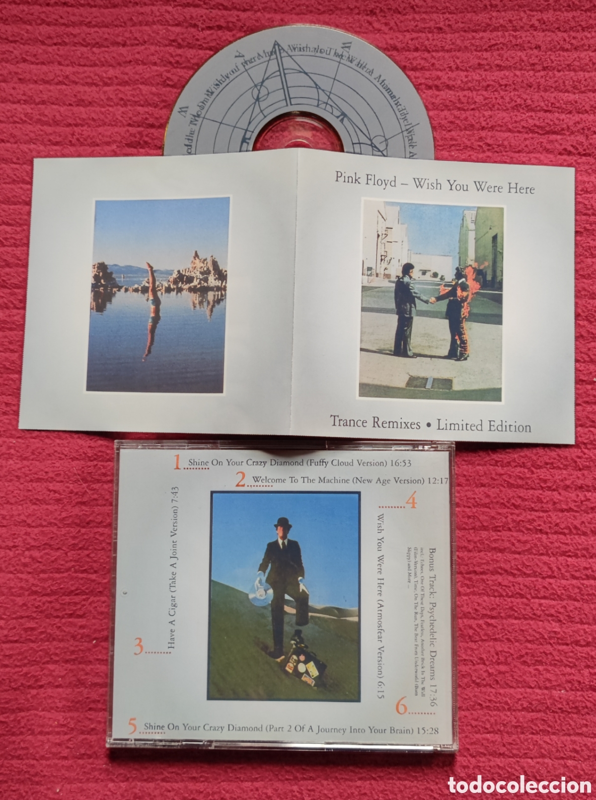 CD de M&uacute;sica: PINK FLOYD: Wish You Were Here/ Trance Remixes, Limited Edition. Muy raro.