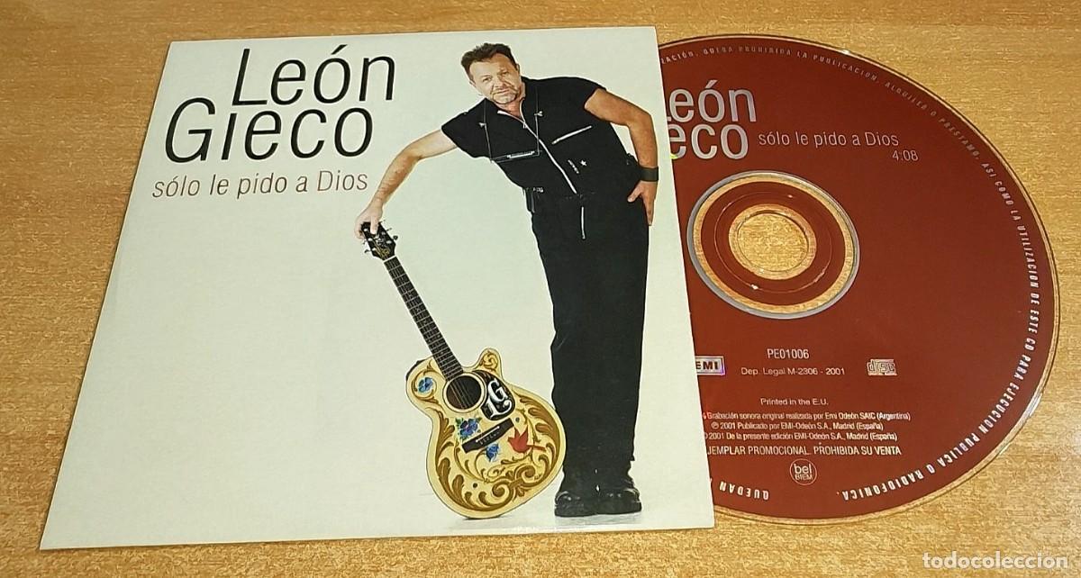 CDs de M&uacute;sica: LEON GIECO Solo le pido a Dios CD SINGLE PROMO CARTON DEL A&Ntilde;O 2001 ESPA&Ntilde;A CONTIENE 1 TEMA