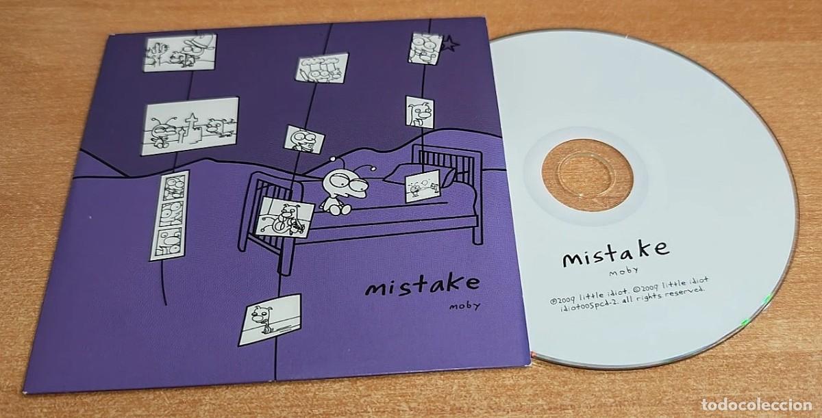 CDs de M&uacute;sica: MOBY Mistake REMIXES CD SINGLE PROMO CARTON DEL A&Ntilde;O 2009 UK CONTIENE 5 TEMAS