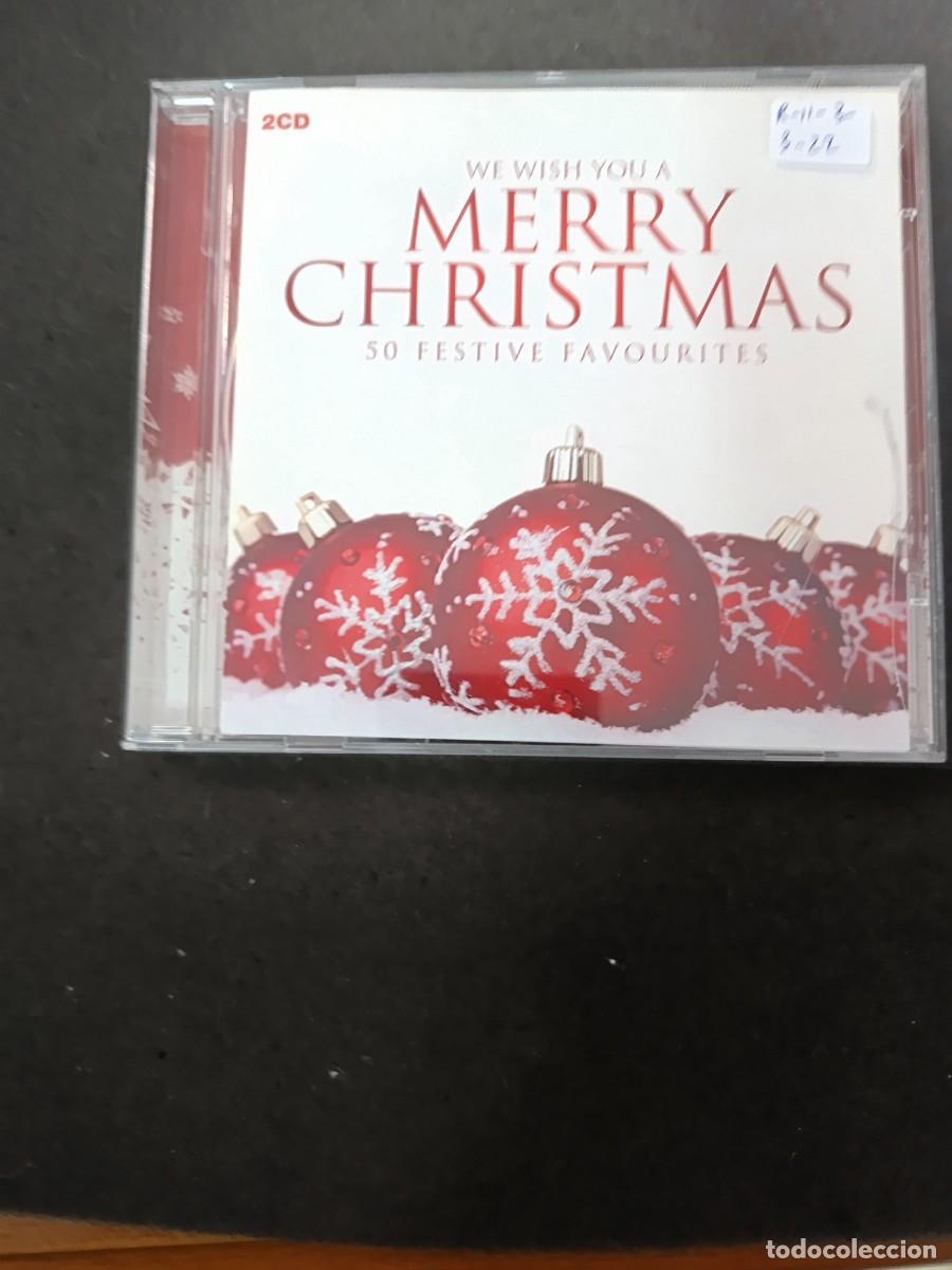 CDs de M&uacute;sica: 2 CD. WE WISH YOU A MERRY CHRISTMAS. 50 FESTIVE FAVOURITES