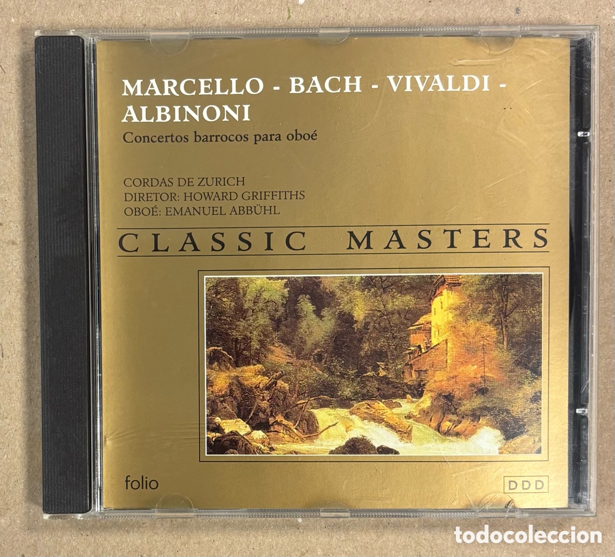 CDs de M&uacute;sica: CD. MARCELLO / BACH / VIVALDI / ALBINONI. CONCERTOS BARROCOS PARA OBO&Eacute;. CLASSIC MASTERS.