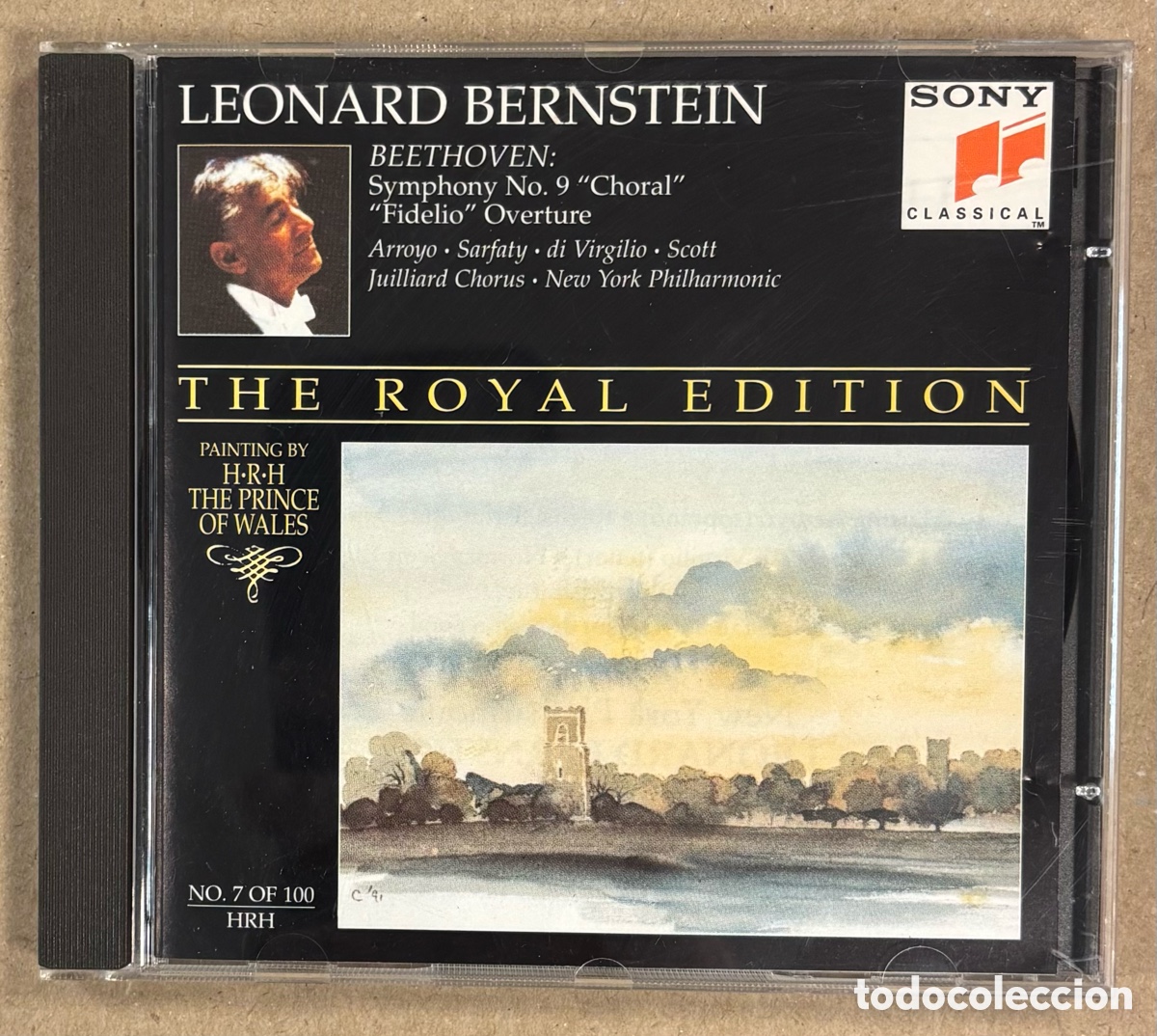 CDs de M&uacute;sica: CD. LEONARD BERSTEIN. BEETHOVEN: SINFON&Iacute;A N&deg; 9 &ldquo;CORAL&rdquo; OBERTURA DE &ldquo;FIDELIO&rdquo;.