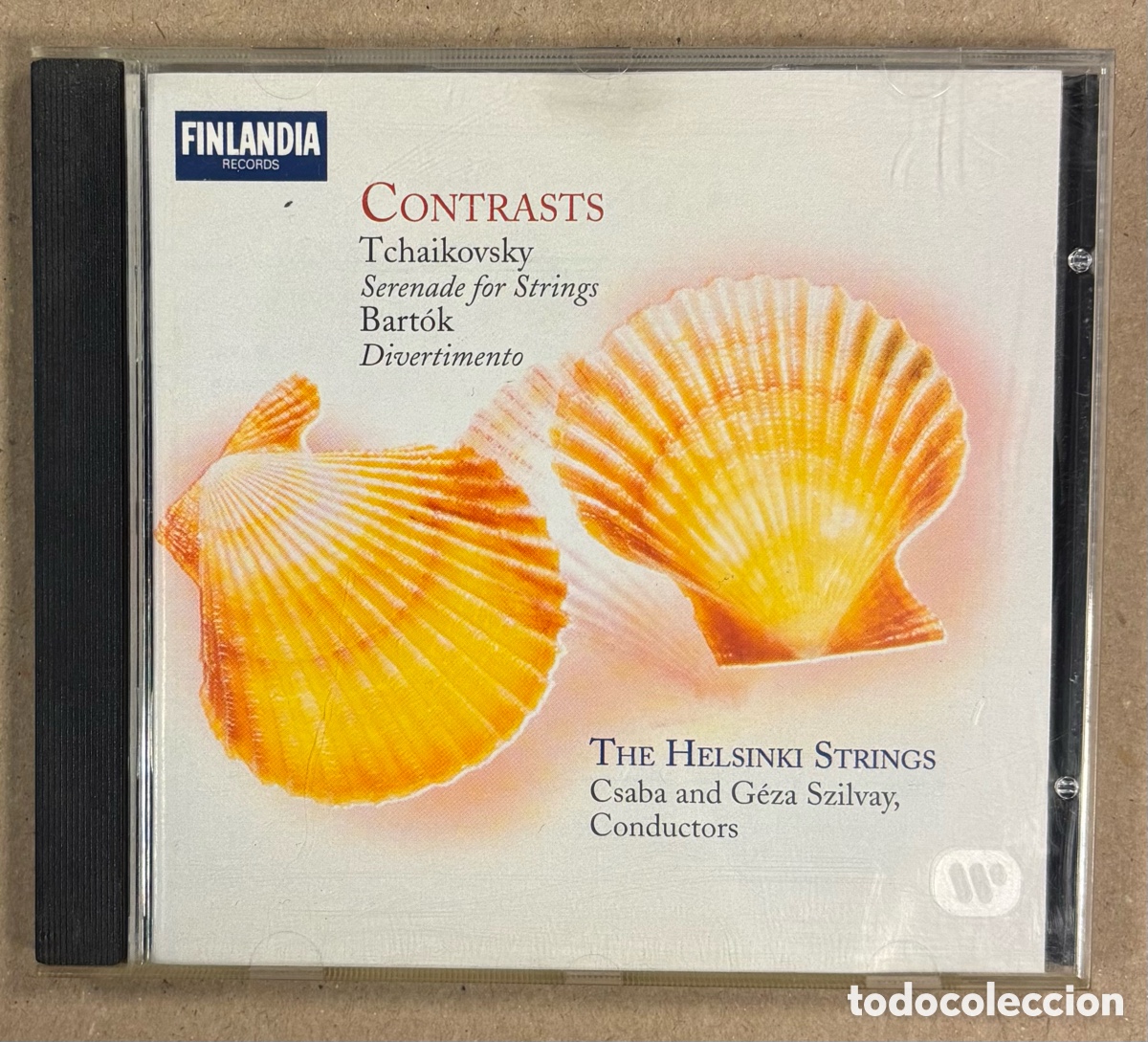 CDs de M&uacute;sica: CD. CONTRAST: TCHAIKOVSKI / BARTOK. THE HELSINKI STRINGS. FINLANDIA RECORDS 1996.