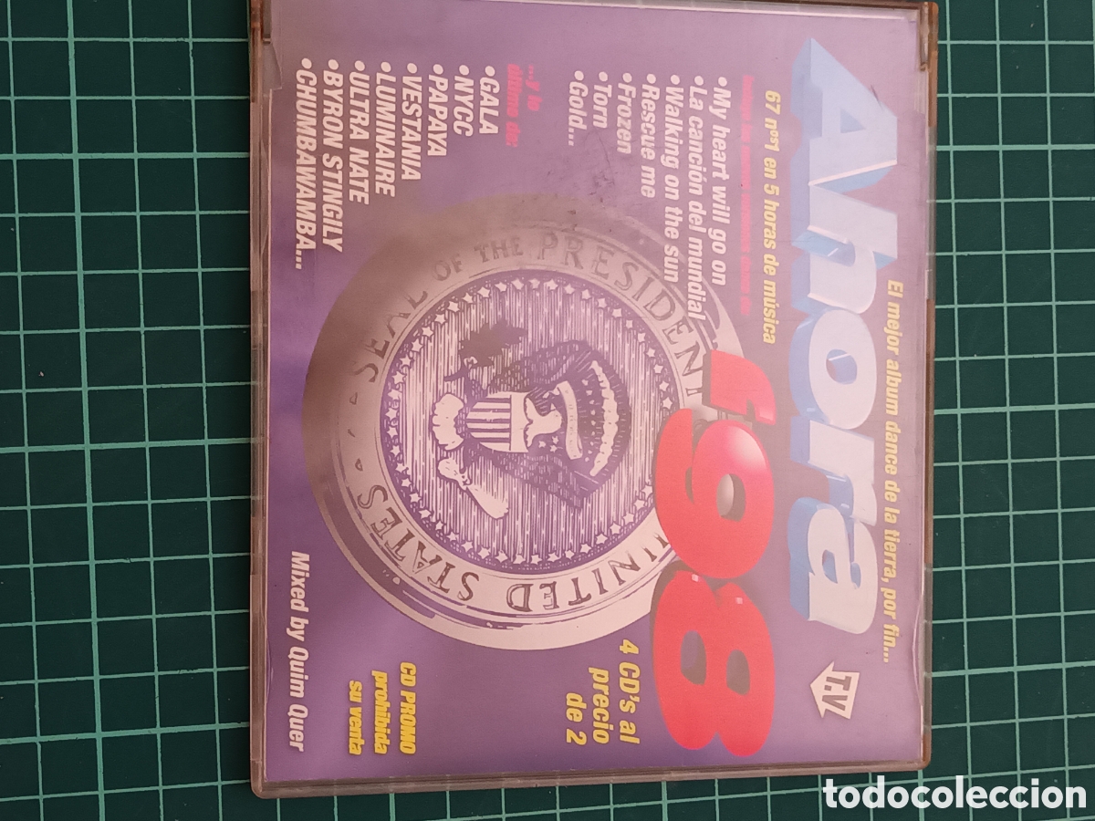 CDs de M&uacute;sica: Ahora 98 cd promocional
