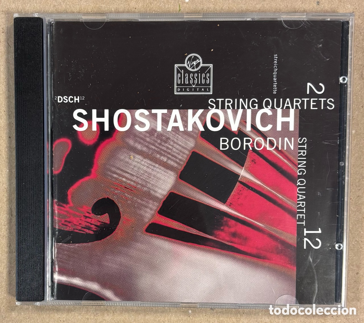 CDs de M&uacute;sica: CD. SHOSTAKOVICH: STRING QUARTETS 2 & 12. BORODIN STRING QUARTET.