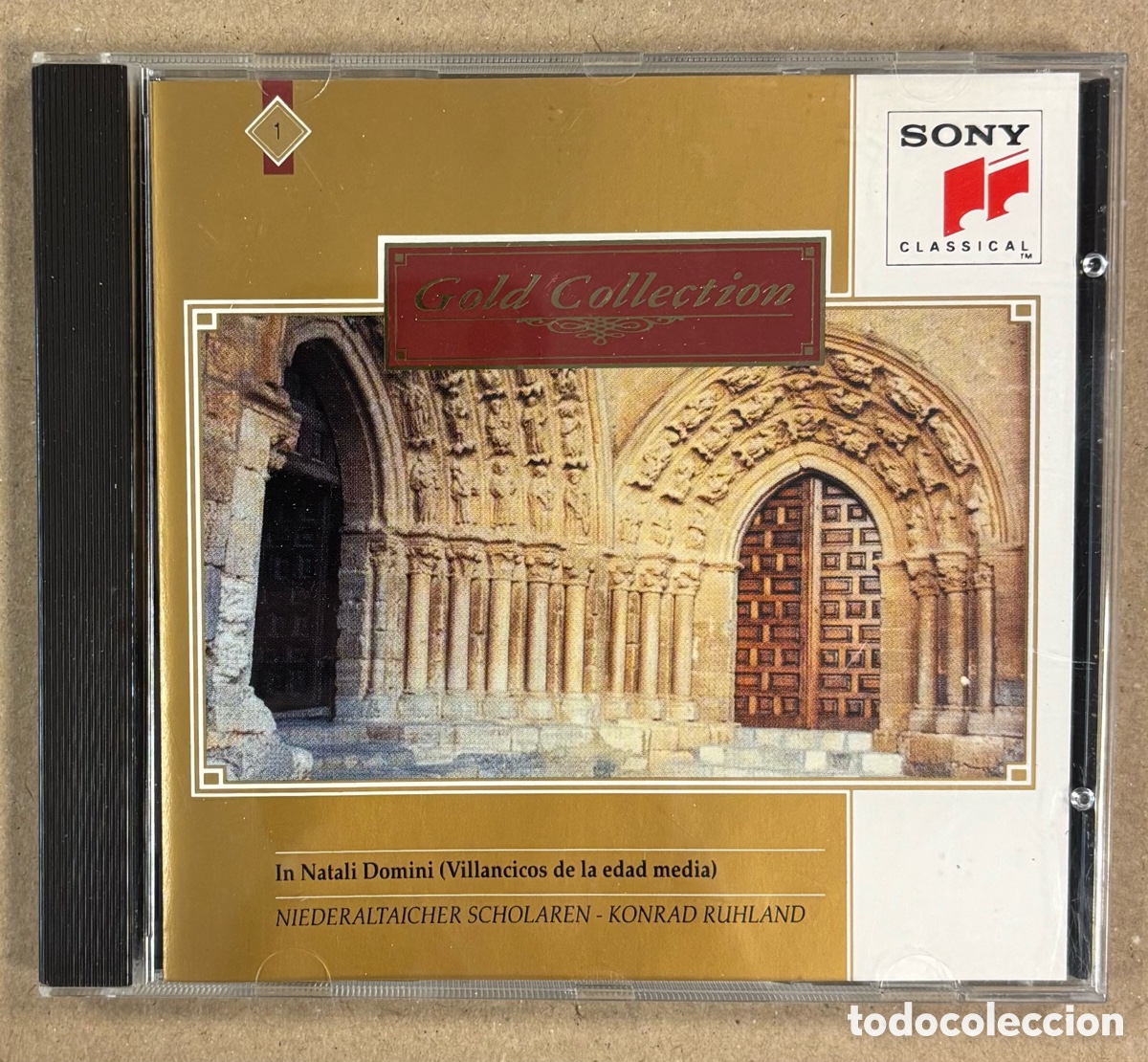 CDs de M&uacute;sica: CD. IN NATALI DOMINI (VILLANCICOS DE LA EDAD MEDIA). KONRAD RUHLAND. SONY CLASSICAL 1993.
