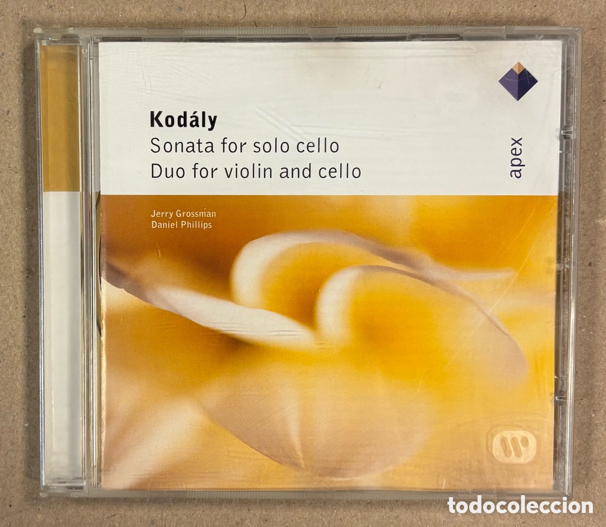 CDs de M&uacute;sica: CD. ZOLT&Aacute;N KOD&Aacute;LY: CELLO SONATA / DUO FOR VIOLIN AND CELLO. WARNER CLASSICS 2002.