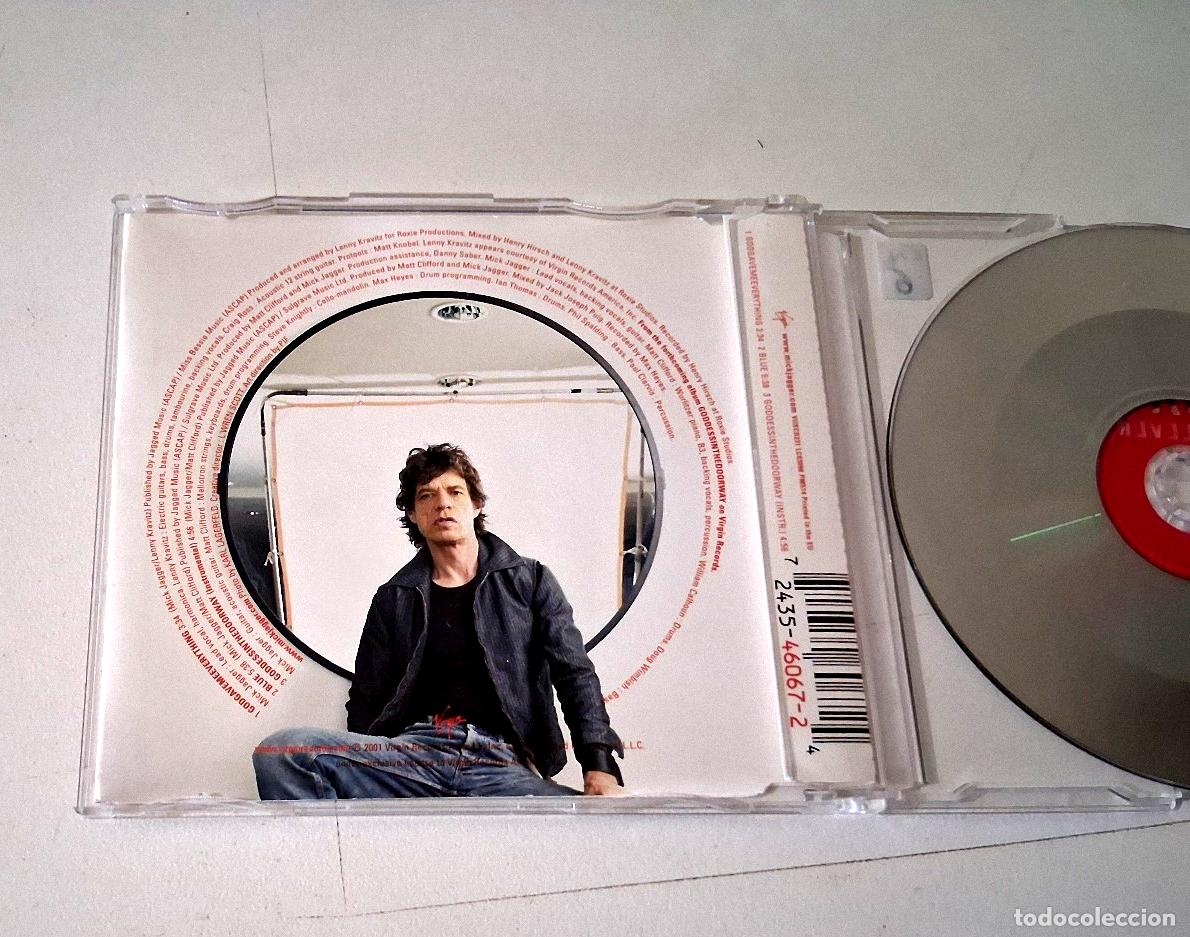 CDs de m&uacute;sica: MICK JAGGER &rdquo;GODGAVEMEEVERYTHING&rdquo; CD SINGLE 3 TRACKS COMO NUEVO - Foto 2