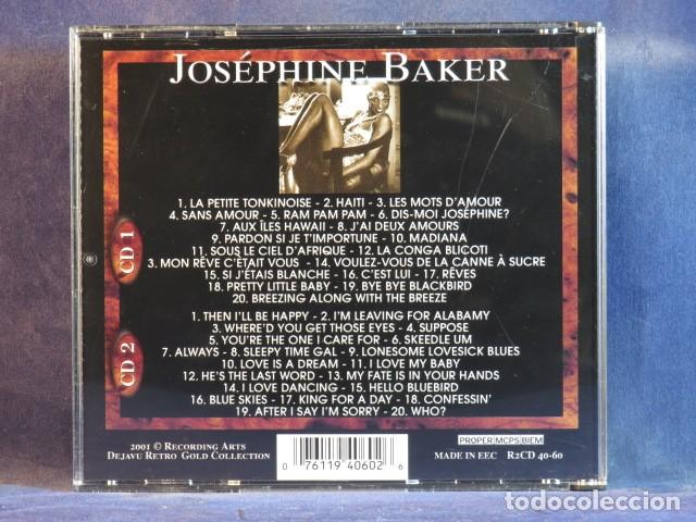 CDs de m&uacute;sica: JOS&Eacute;PHINE BAKER &ndash; JOS&Eacute;PHINE BAKER - 2 CD - Foto 2