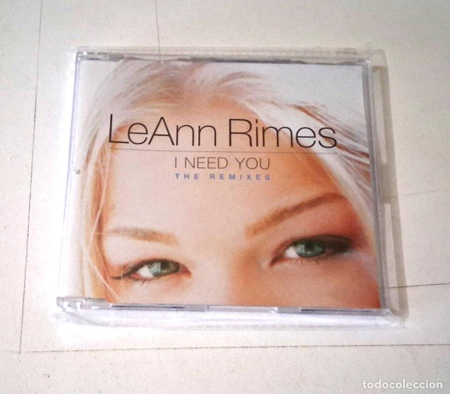 CDs de M&uacute;sica: LEANN RIMES &rdquo;I NEED YOU THE REMIXES&rdquo; CD SINGLE 4 TRACKS