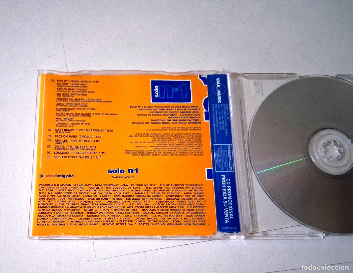CDs de m&uacute;sica: CD &rdquo;SOLO Nos 1 &rdquo; CD SINGLE 7 TRACKS - Foto 2