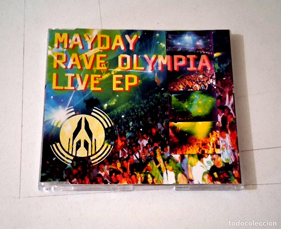 CDs de m&uacute;sica: CD &rdquo;MAYDAY RAVE OLYMPIA LIVE EP&rdquo; CD SINGLE 4 TRACKS - Foto 1