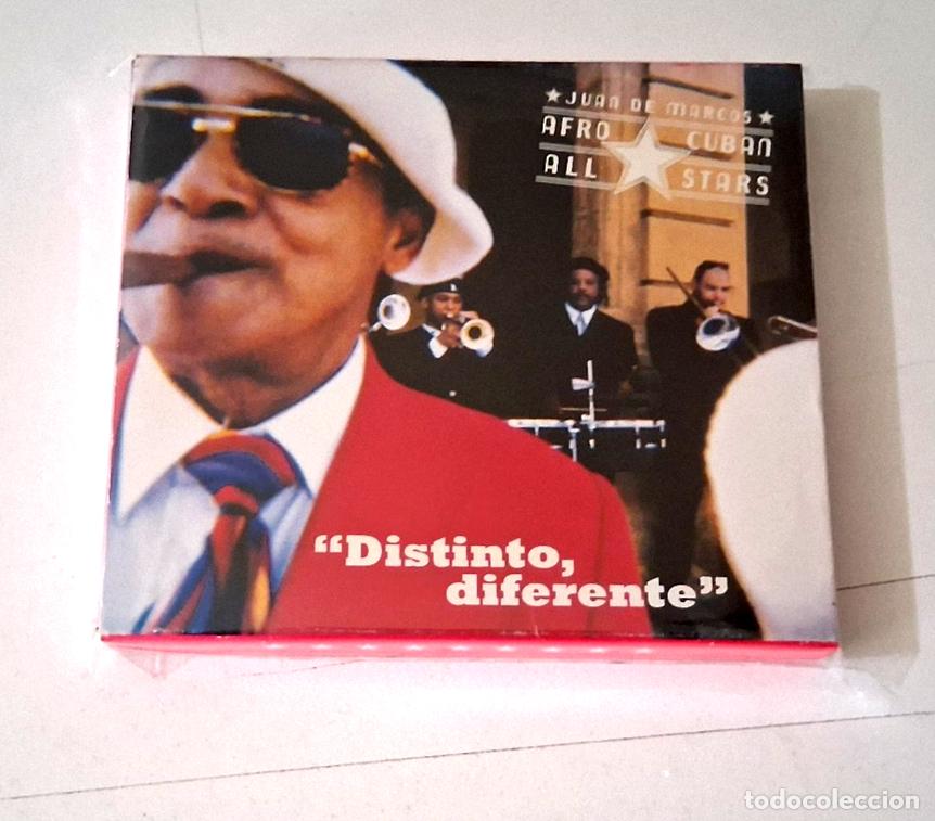 CDs de M&uacute;sica: JUAN DE MARCOS AFRO CUBAN ALL STARS &rdquo;DISTINTO DIFERENTE&rdquo; CD 10 TRACKS +BOOK