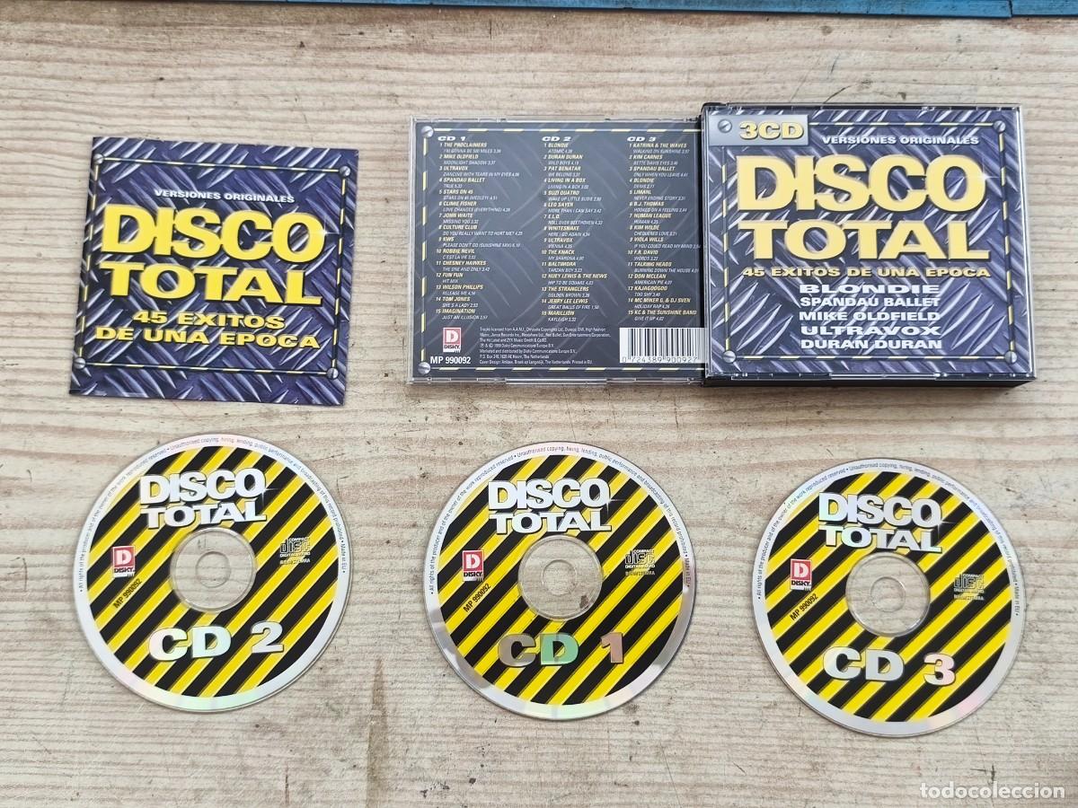 CDs de m&uacute;sica: Disco Total - 45 Exitos de una Epoca - Varios - 3 CD - Foto 1