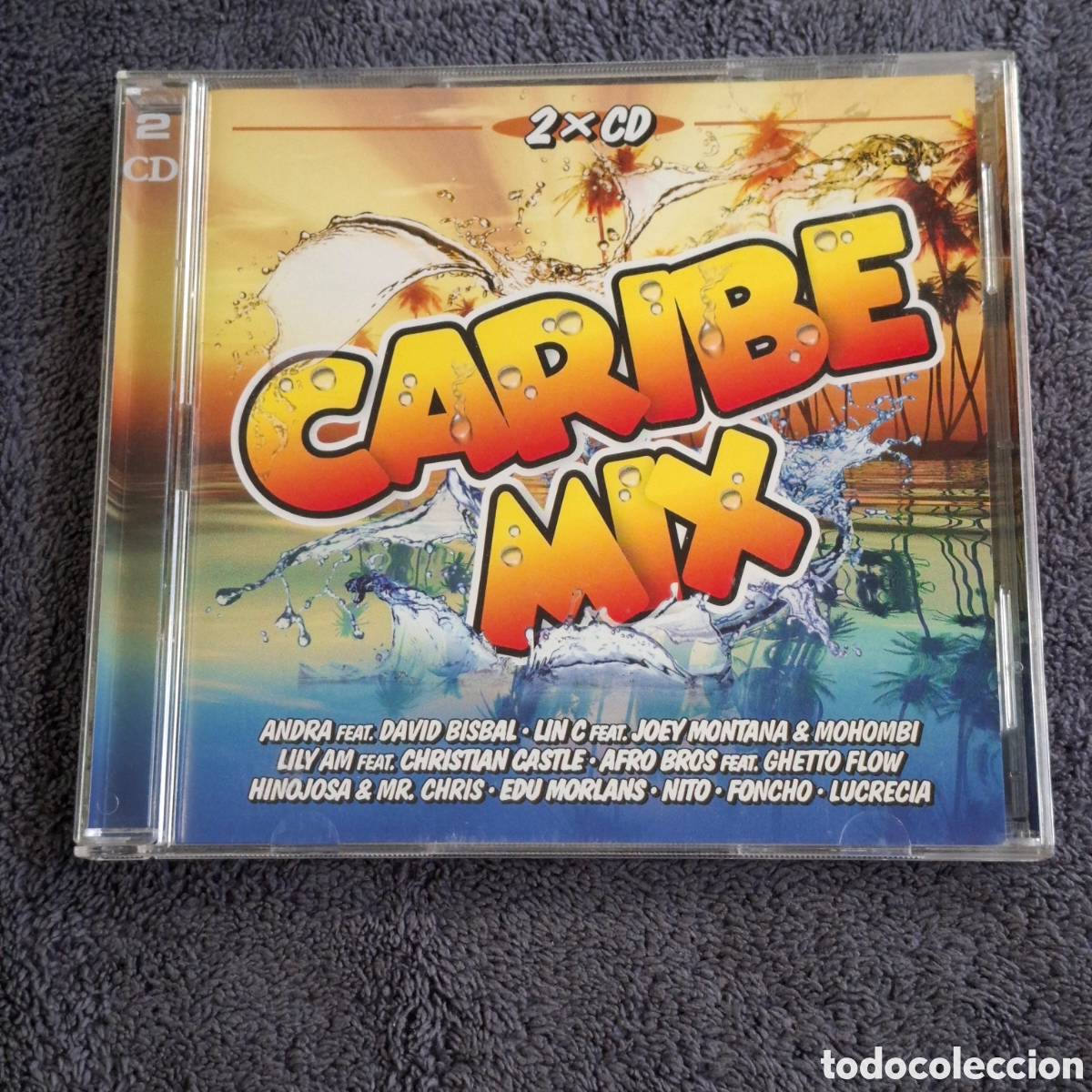 CDs de M&uacute;sica: CD75. Caribe Mix 2017, &Aacute;lbum Recopilatorio, 2 Cd's, Blanco Y Negro Music.
