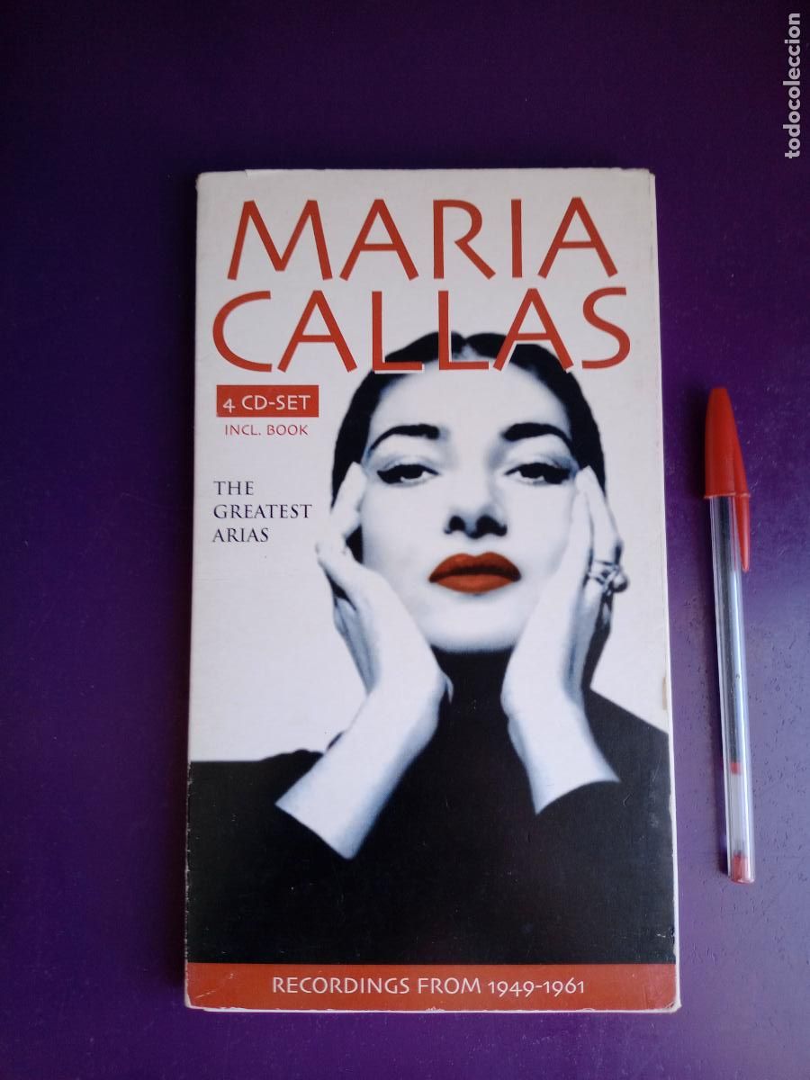 CDs de M&uacute;sica: MARIA CALLAS - GRABACIONES 1949 - 1961 - CAJA 4 CDS - 44 EXTRACTOS OPERA, TURANDOT, TRAVIATA, ETC