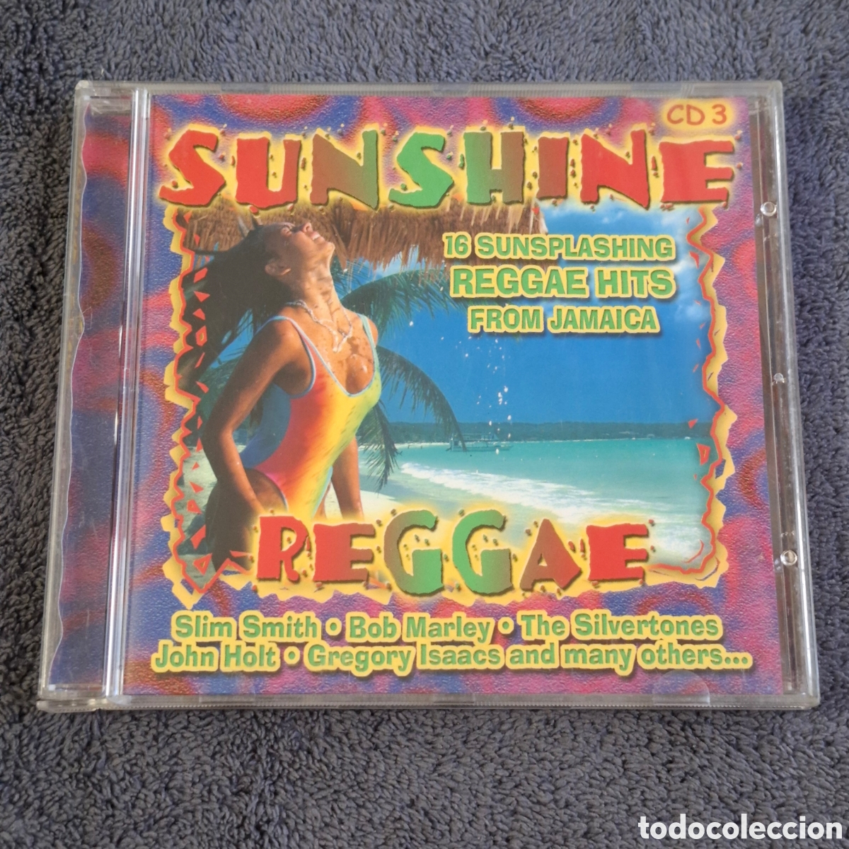 CDs de M&uacute;sica: CD75. Sunshine, 16 Sunsplashing Reggae Hits, From Jamaica, Cd 3, &Aacute;lbum Recopilatorio, Varios, 1999.