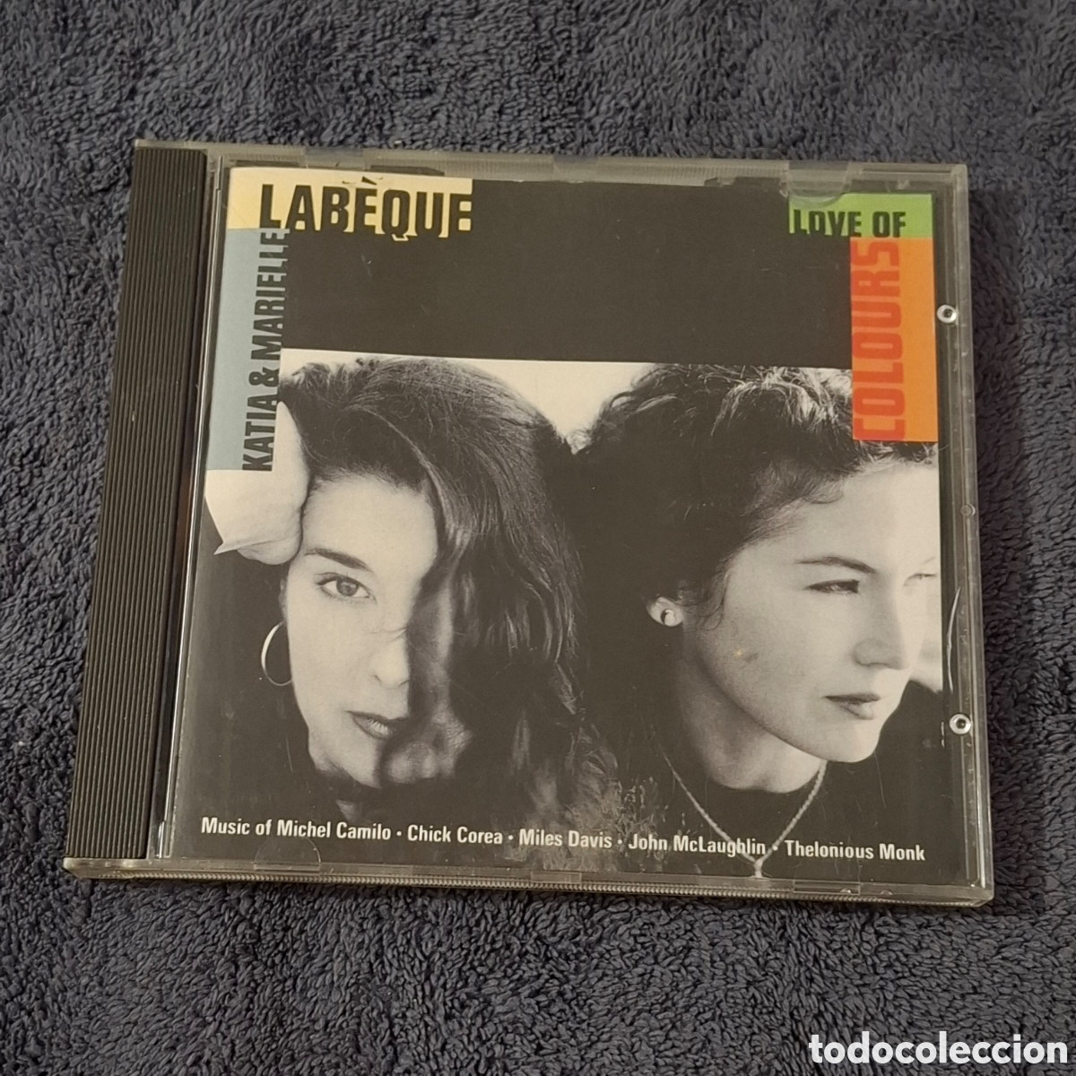 CDs de M&uacute;sica: CD75. Katia & Marielle La B&egrave;que - Love Of Colours, Cd, &Aacute;lbum, Sony Masterwors, 1991.