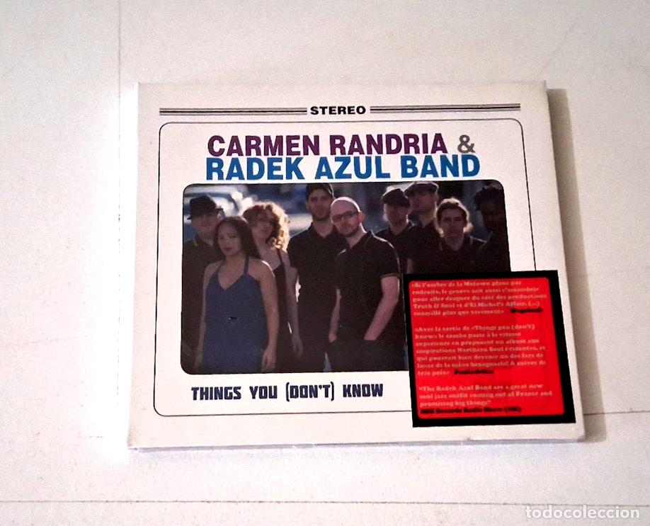 CDs de M&uacute;sica: CARMEN RANDRIA & RADEK AZUL BAND &rdquo;THINGS YOU ( DON'T ) KNOW&rdquo; CD 12 TRACKS PRECIN