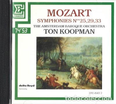 Music CDs: Symphonies Nos 25, 29, 33- 0022924543128