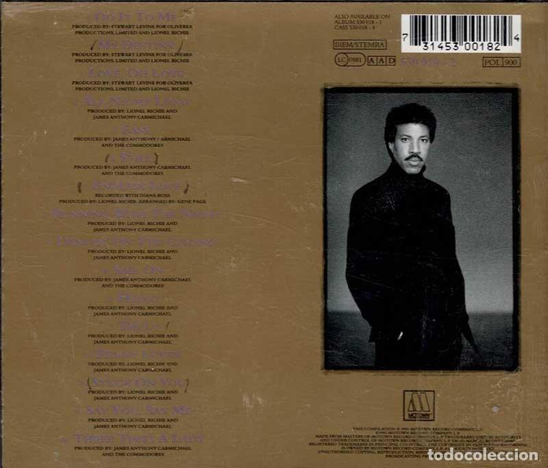 CDs de m&uacute;sica: Lionel Richie - Back To Front. CD - Foto 2
