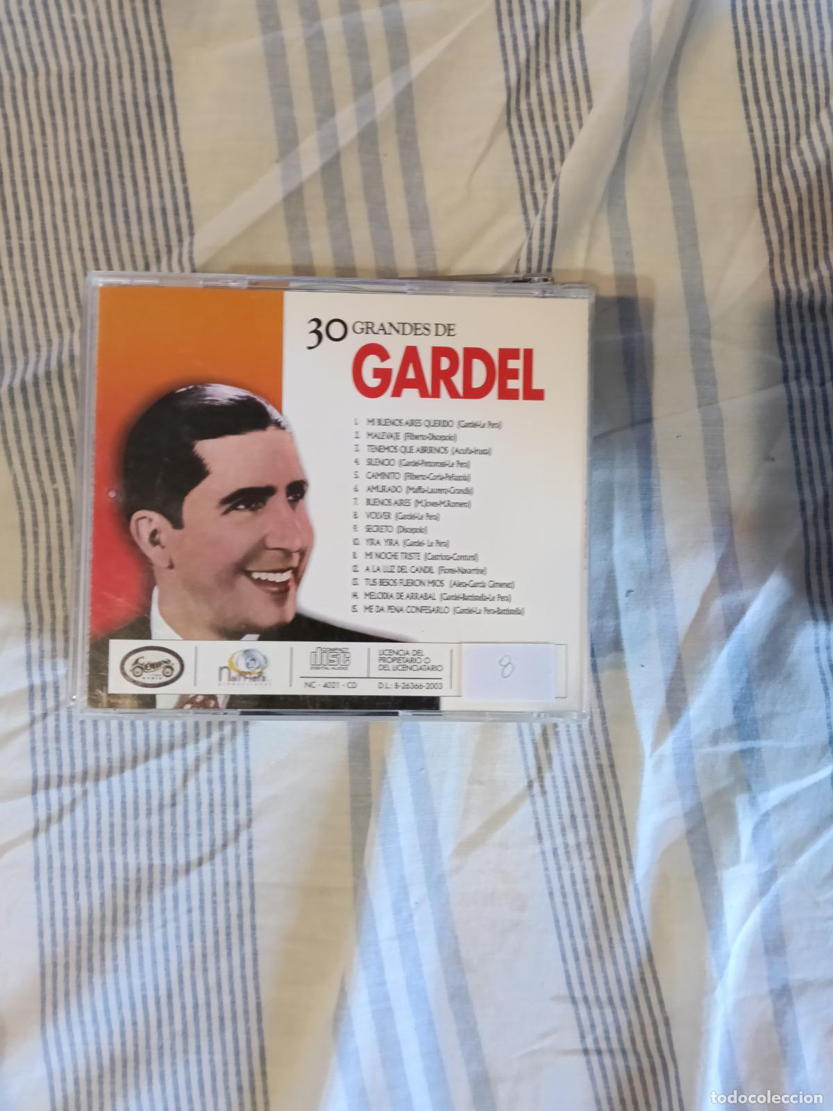 CDs de m&uacute;sica: CD 30 GRANDES EXITOS DE GARDEL VOL.1 - Foto 2