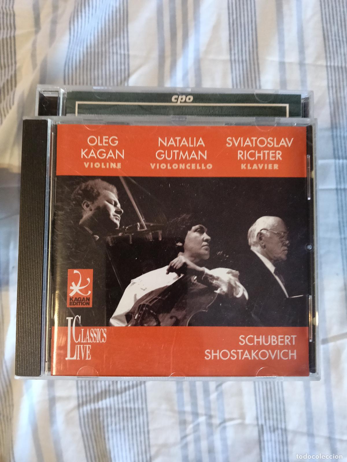 CDs de M&uacute;sica: CD OLEG KAGAN NATALIA GUTMAN SVIATOSLAV RICHTER CLASSICS LIVE