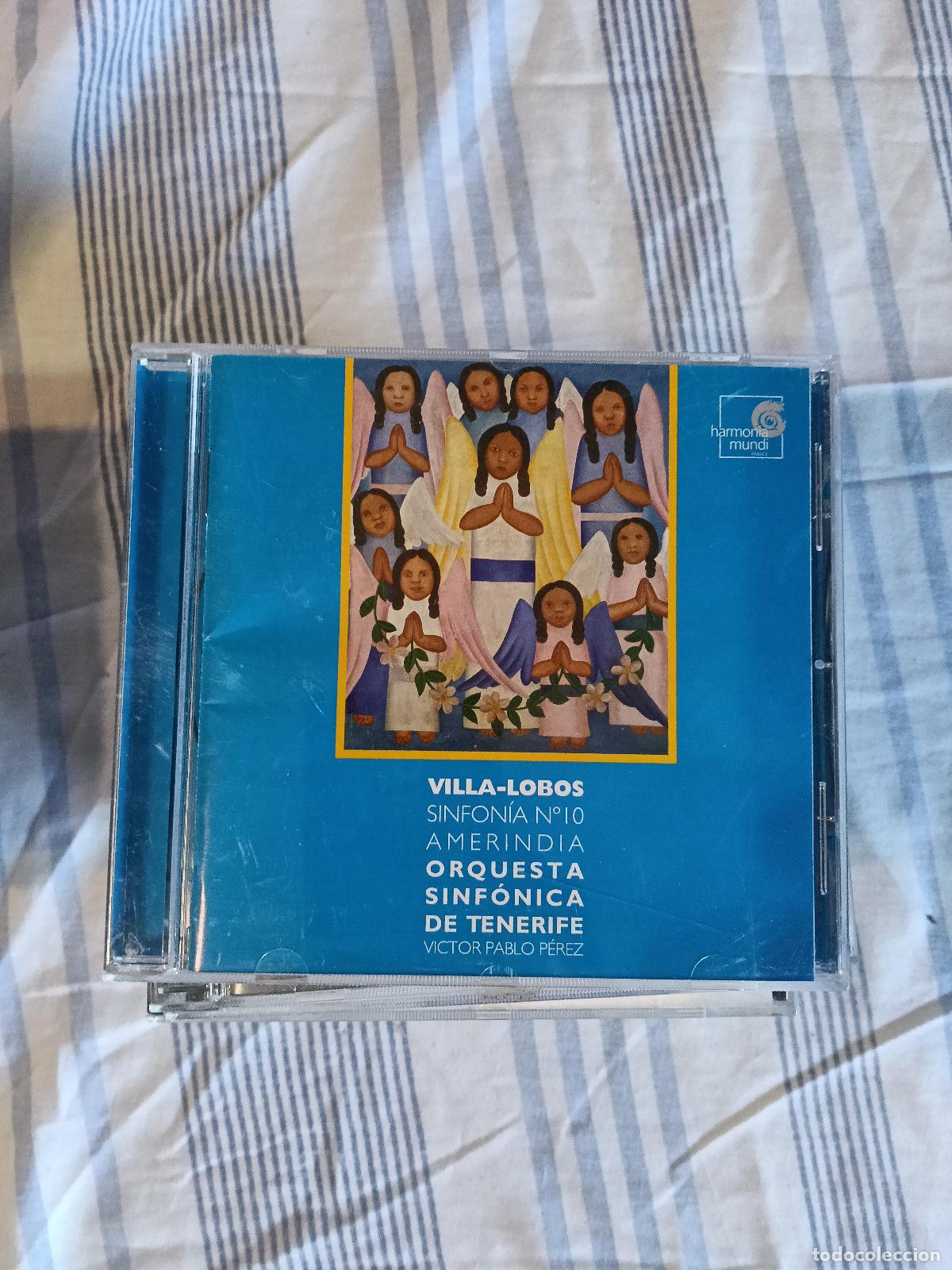 CDs de M&uacute;sica: CD VILLA-LOBOS SINFONIA N&ordm; 10 AMERINDIA ORQUESTA SINFONICA DE TENERIFE