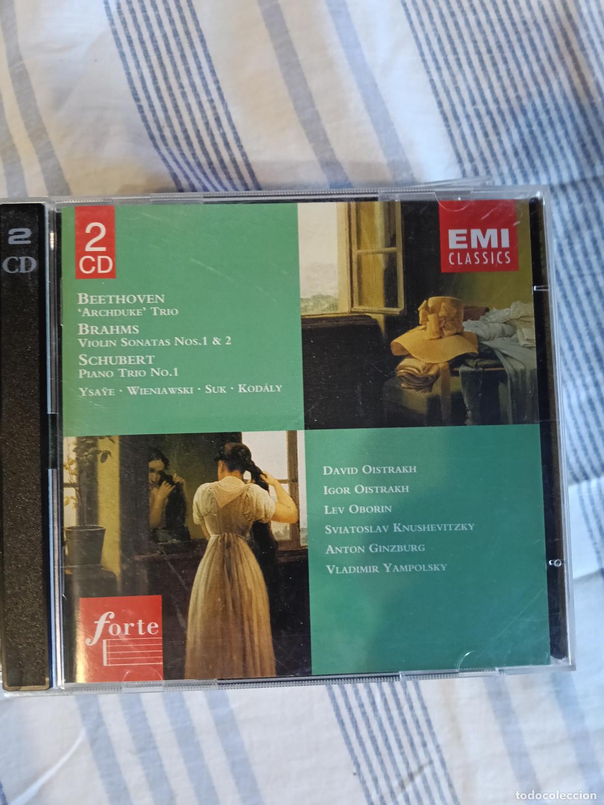 CDs de M&uacute;sica: CD DAVID OISTRAKH IGOR OISTRAKH BEETHOVEN 2CD'S