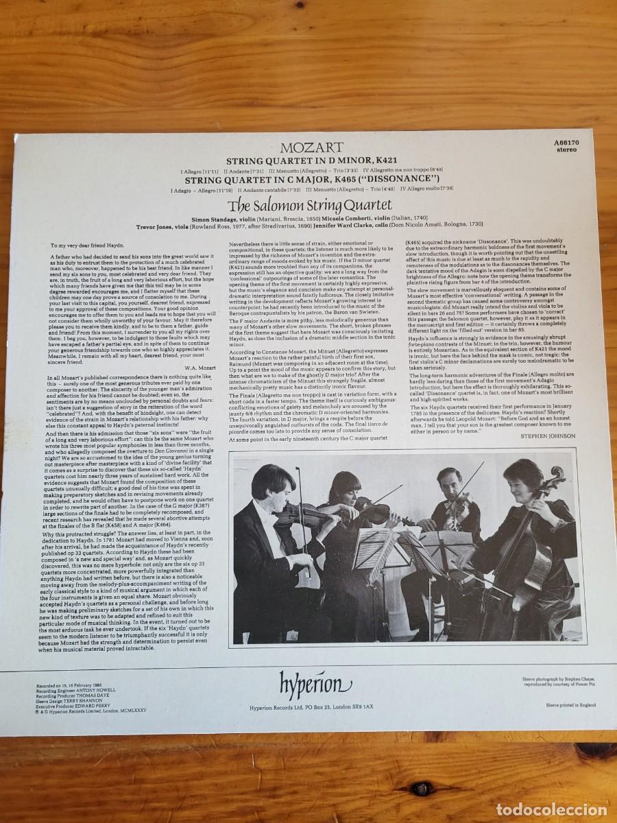 CDs de m&uacute;sica: MOZART STRING QUARTETS - Foto 2