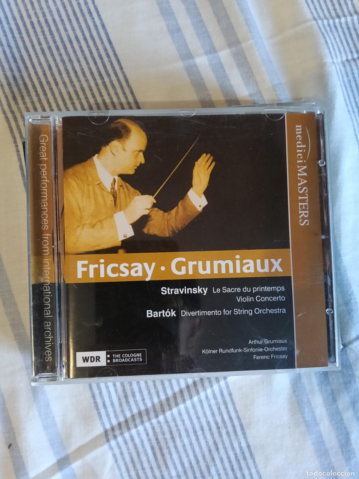 CDs de M&uacute;sica: FRICSAY - GRUMIAUX - STRAVINSKY - BART&Oacute;K - CD